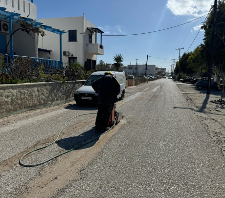 Ξεκίνησαν οι εργασίες του αποχετευτικού έργου στον Αδάμαντα