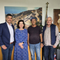 Ο Δήμος Μήλου υποδεχτείκε στο Δημαρχείο την Πρέσβη της Γαλλίας στην Ελλάδα, Laurence Auer