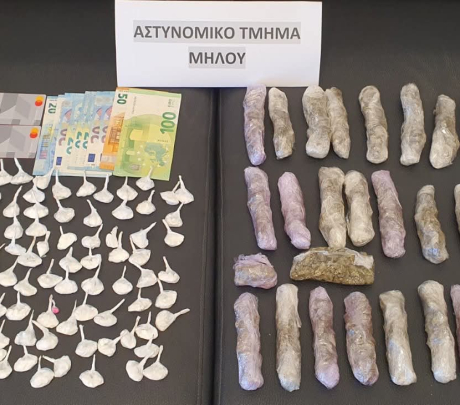 Μεγάλη σύλληψη για ναρκωτικά - Κατασχέθηκαν 142 συσκευασίες κοκαΐνης και κάνναβης