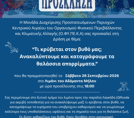 Δράση καθαρισμού υποθαλάσσιων υφάλων